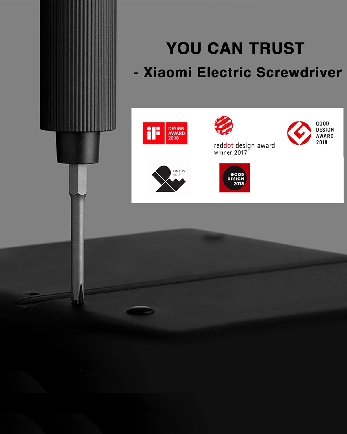 XIAOMI ELECTRIC PRECISION SCREWDRIVER WITH TYPE C CHARGING GRAY thumbnail 2