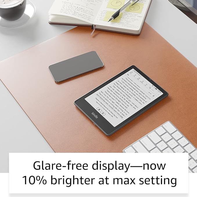 AMAZON KINDLE PAPERWHITE SIGNATURE EDITION 12TH GEN 32GB 2024 MATALLIC BLACK SA569P thumbnail 7