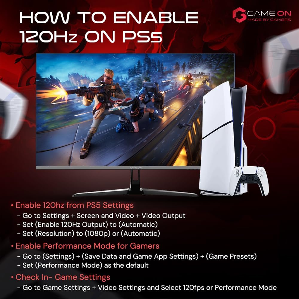 GAMEON 27 INCH ARTIC PRO GAMING MONITOR 180HZ FHD GOA27FHD thumbnail 7