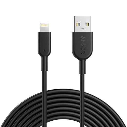 ANKER POWERLINE II LIGHTNING CONNECTOR 10FT BLACK A8434H11