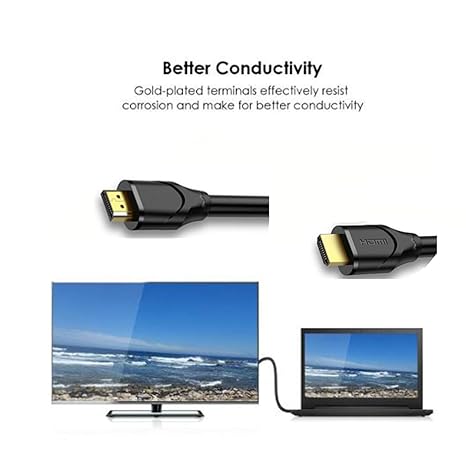MINDPURE HDMI CABLE WITH BLACK ROUND WIRE 20M LX10019 thumbnail 4