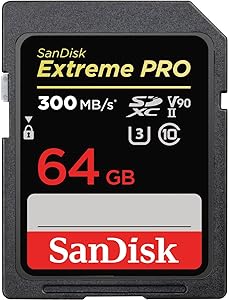 SANDISK EXTREME PRO 64GB SDXC UHS II CARD UPTO 300 MB/S SPEED SDSDXDK-064G-GN4IN