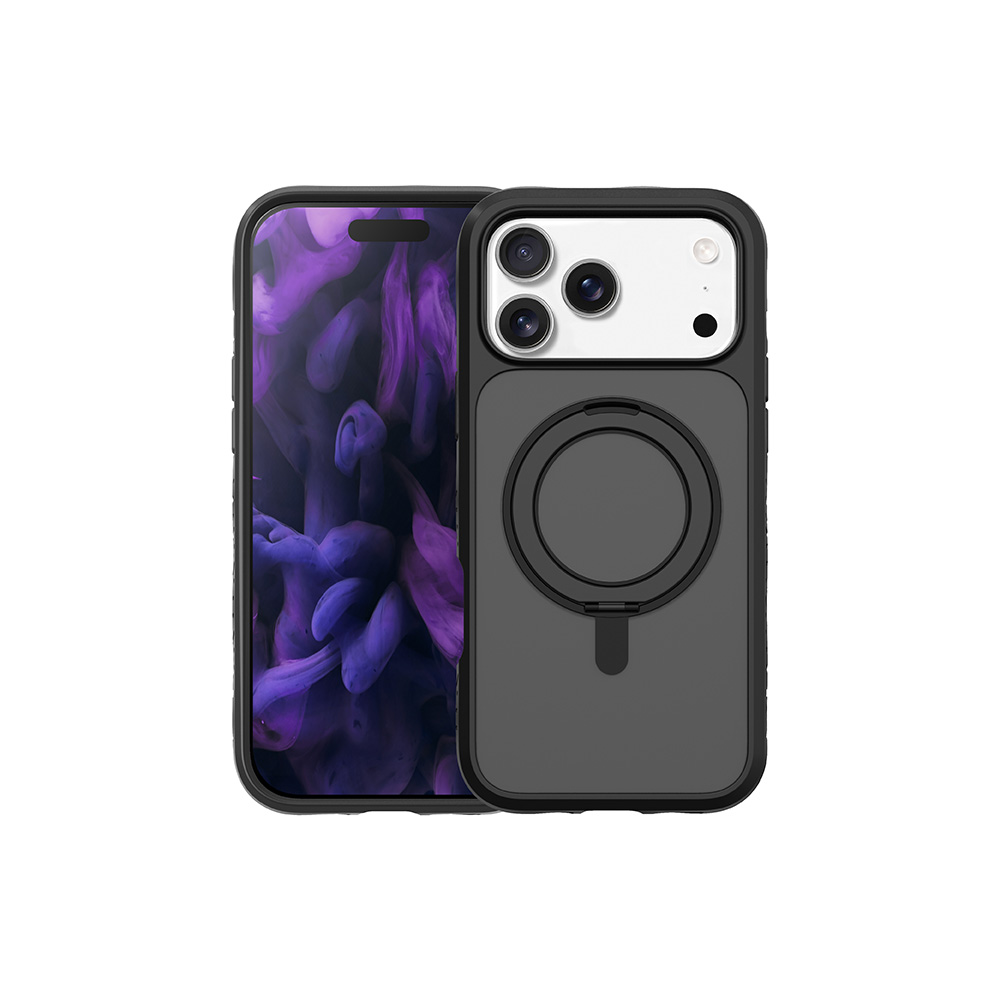 Blupebble RingFlex Case With MagSafe For iPhone 17 Pro Max Black BP-IPRGFLX17MAX-BK thumbnail 2