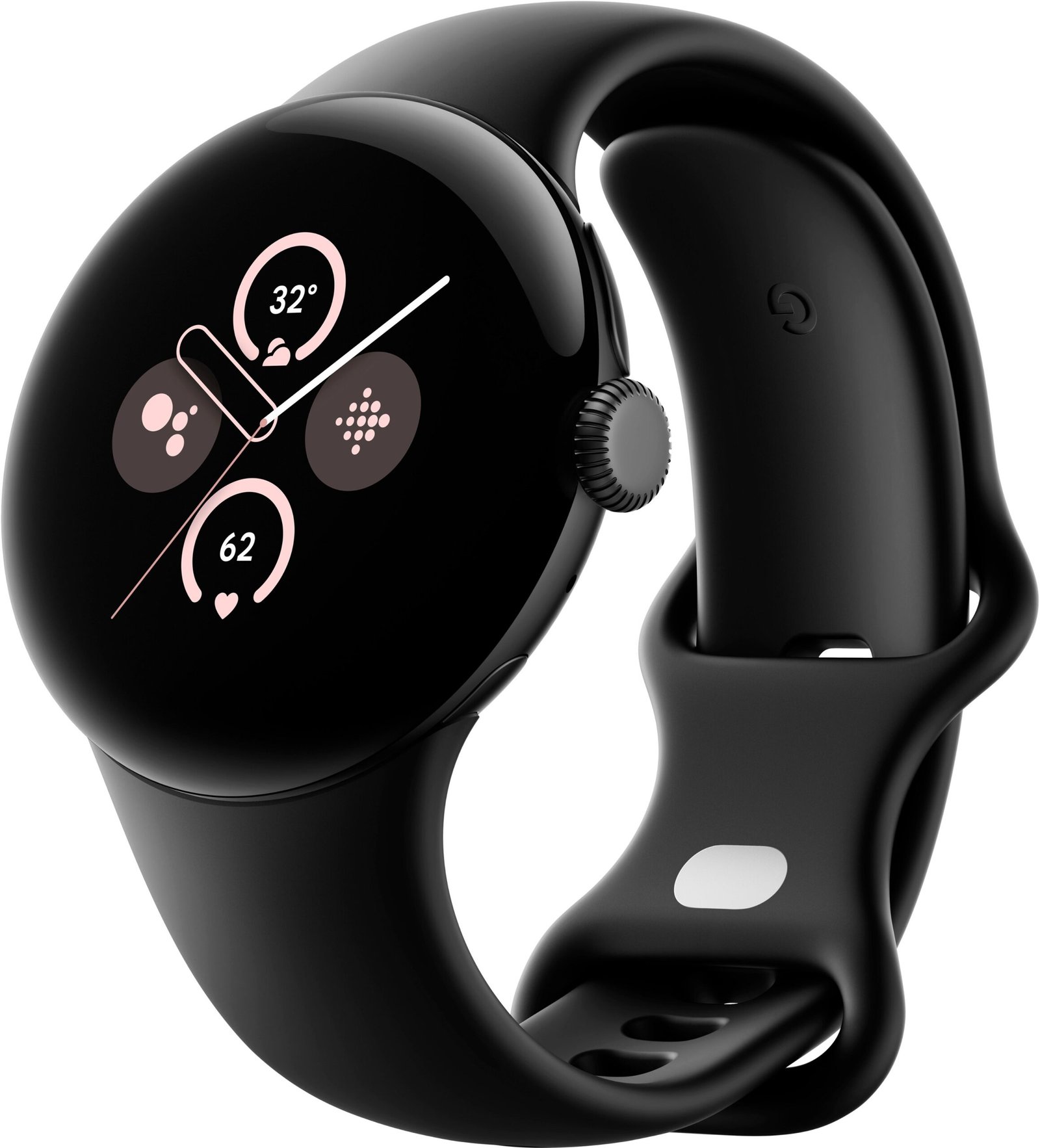 Stay Connected in Style with the Google Pixel Watch 2 - Matte Black Case with Obsidian Active Band