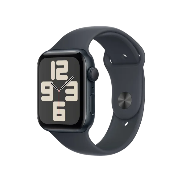 APPLE WATCH SE 2ND GENERATION 44MM GPS MIDNIGHT ALUMINIUM WITH MIDNIGHT SPORT BAND S/M MXEJ3