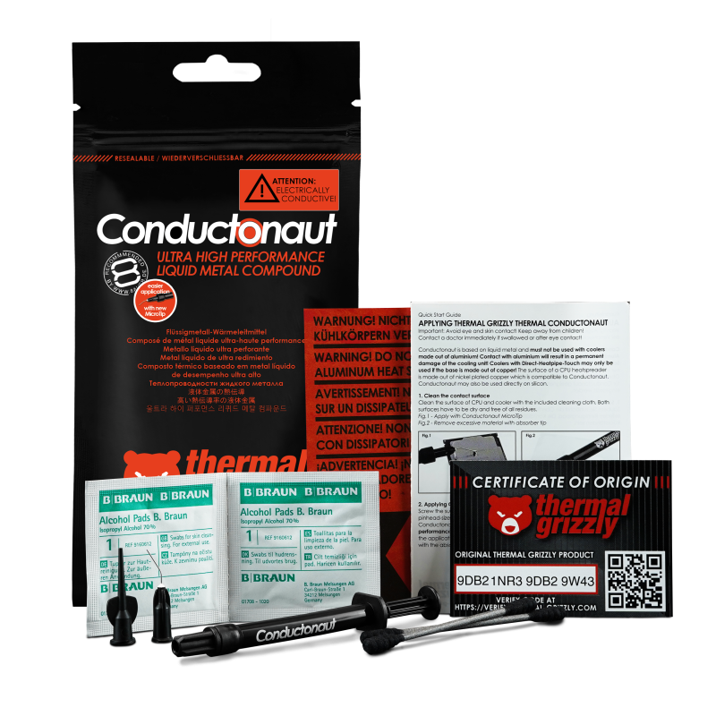 Thermal Grizzly Conductonaut extreme - 5 g TG-CE-005-R thumbnail 3