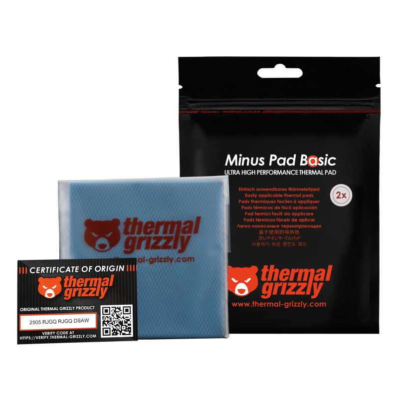 Thermal Grizzly Minus Pad Pro - 120x20x0.5 mm 2 pcs TG-MP-P-120-20-05-2 thumbnail 2