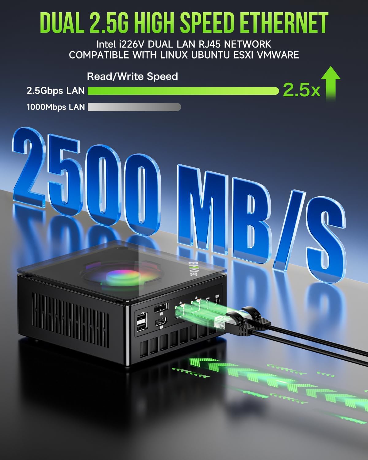 GMKTEC MINI PC RYZEN 9 8945HS 32GB RAM 1TB SSD WIN 11 PRO NUCBOX-K11 thumbnail 6