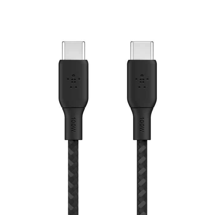 BELKIN BOOST CHARGE USB C TO USB C 100W CABLE 2M BLACK CAB014BT2MBK