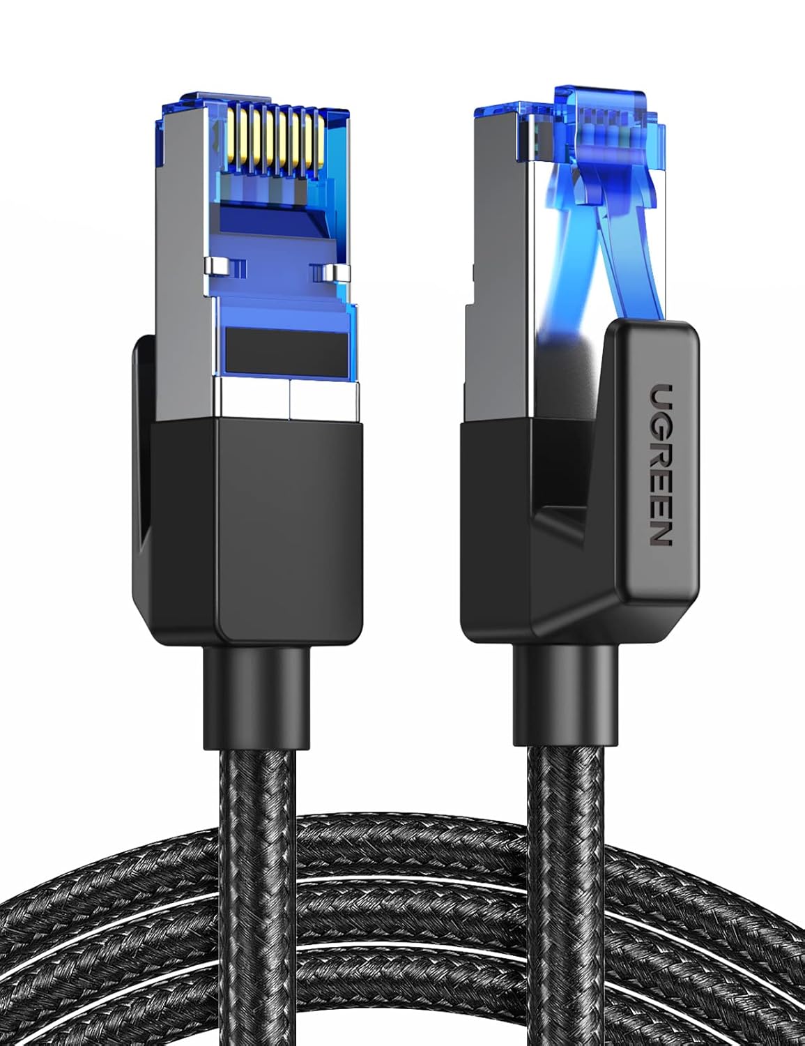 UGREEN CAT8 PURE COPPER ETHERNET CABLE 8M BLACK 70651 thumbnail 2