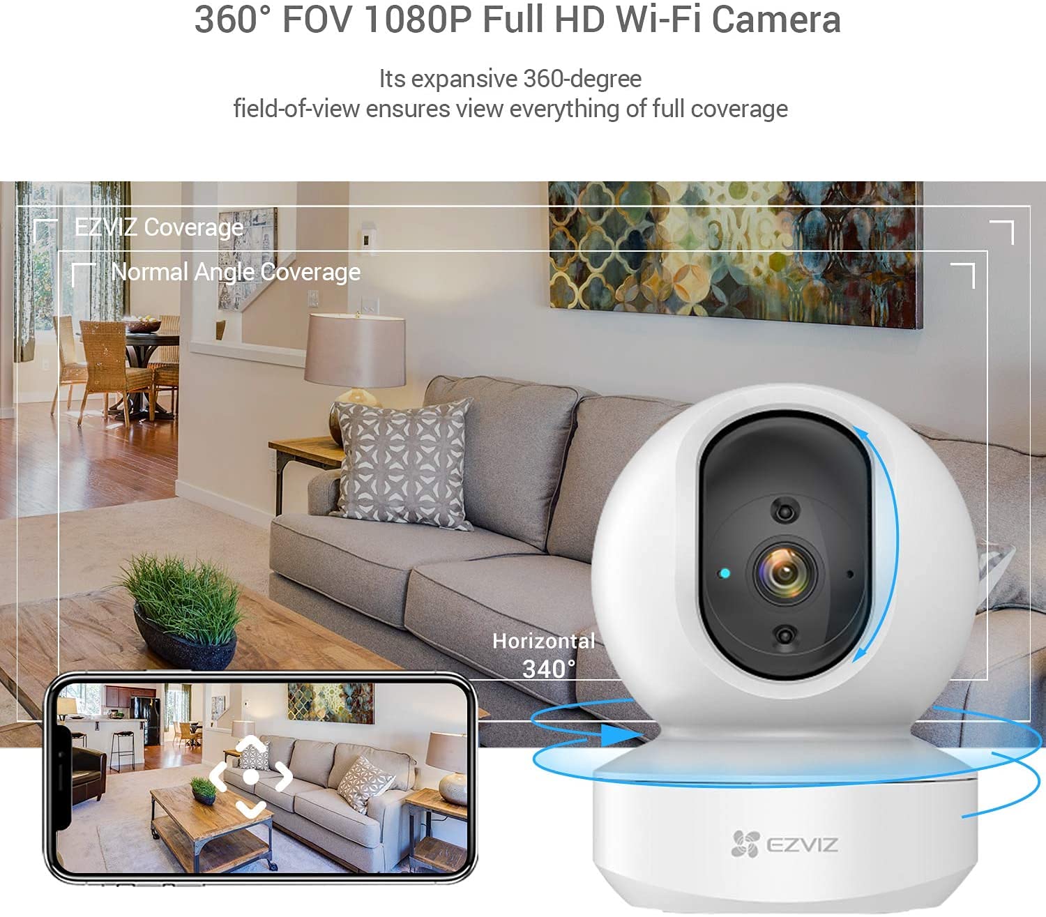 EZVIZ SMART HOME CAMERA FULL HD 4K TY1 CS-TY1 PRO thumbnail 10