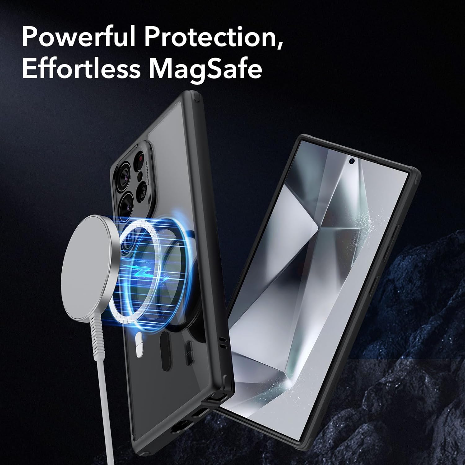ESR SAMSUNG S25 ULTRA CLASSIC HYBRID CASE CLEAR BLACK thumbnail 10