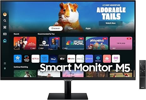 Samsung 27″ Smart Monitor M5 M50D Full Hd 60Hz LS27DM501EMXUE