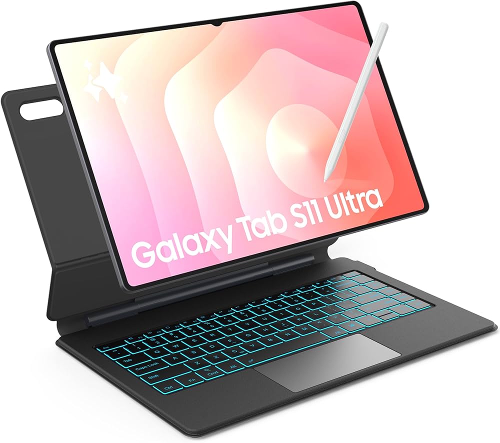 SAMSUNG TAB S11 ULTRA MAGNETIC SUSPENSION KEYBOARD CASE BLACK ARB/ENG