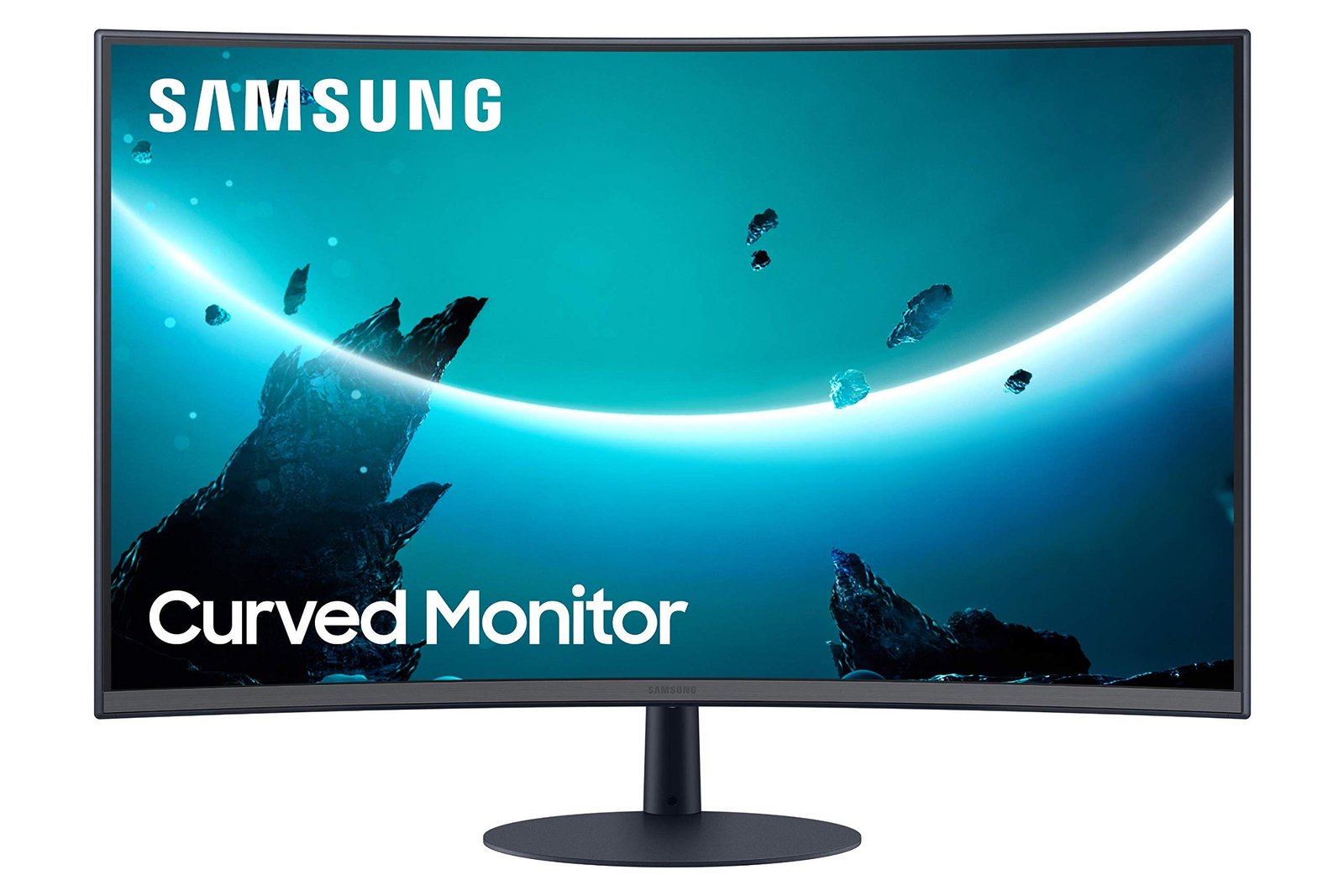 SAMSUNG 24" 1000R BEZEL LESS MONITOR LC24T550FBMXUE