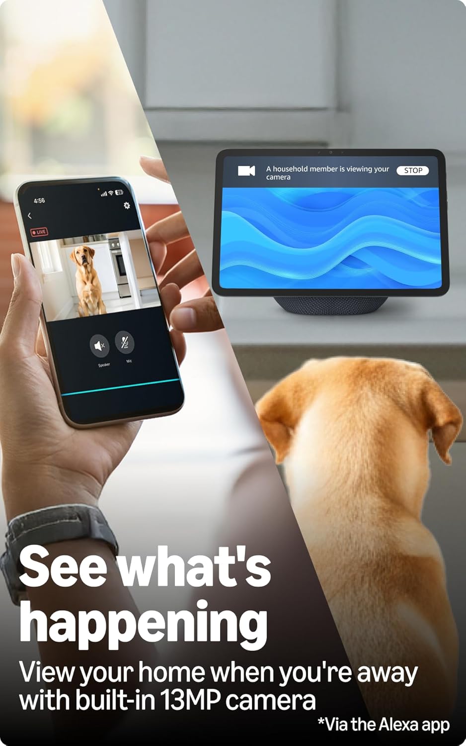 AMAZON ECHO SHOW 11TH GEN SMART DISPLAY WITH ALEXA+ GLACIER WHITE thumbnail 5