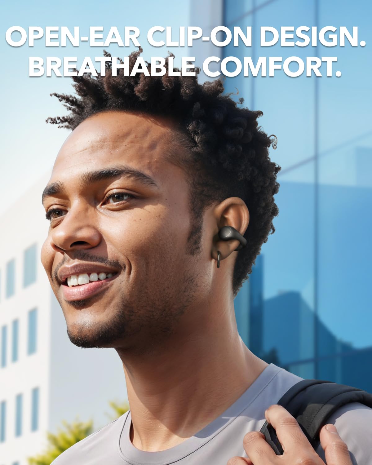 ANKER SOUNDCORE C40I OPEN EAR CLIP ON EARBUDS CLEAR A3331Z01 thumbnail 2