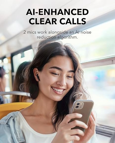 Anker Soundcore K20i True Wireless Earbuds - Crystal Clear Sound, Comfortable Fit thumbnail 3