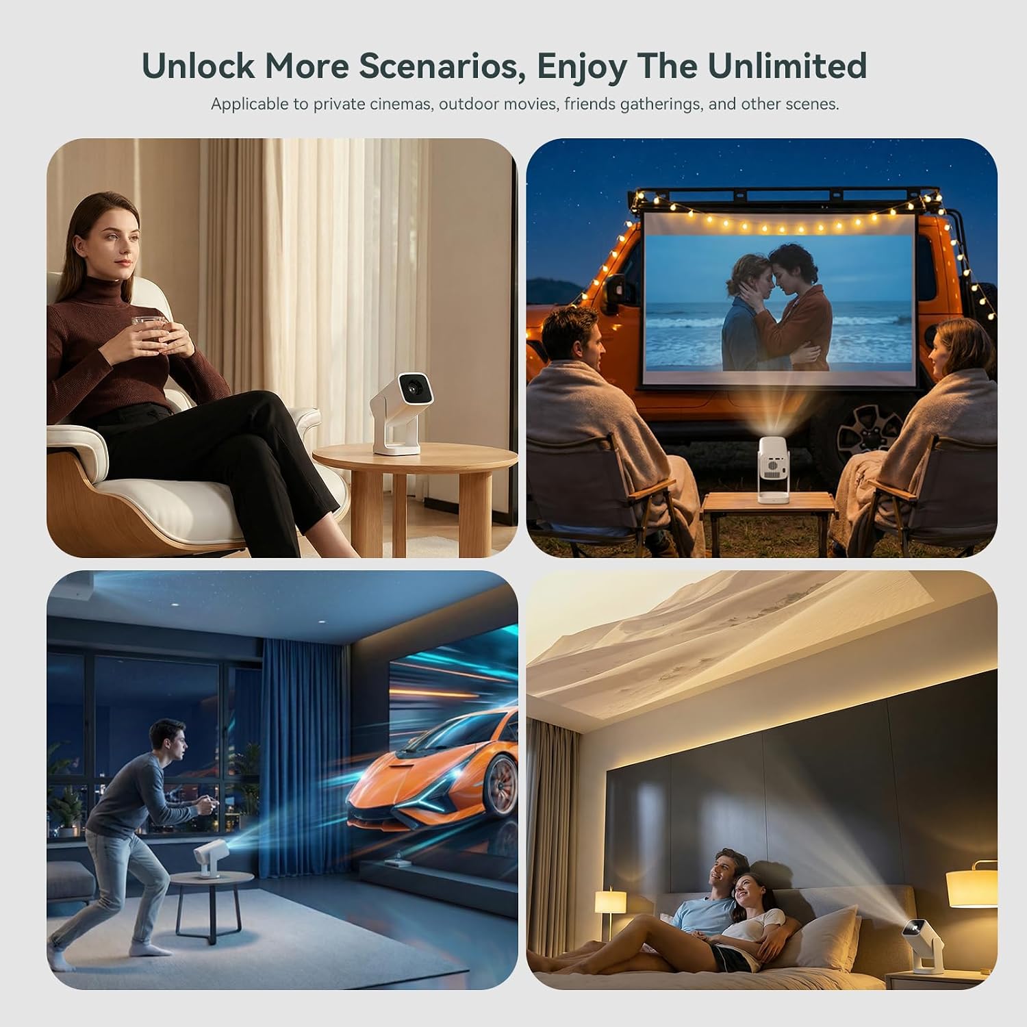 WANBO CUBE 1 360 ADJUSTABLE SMART PROJECTOR WITH WI-FI AND BLUETOOTH ANDROID TV 11 SKY BLUE thumbnail 9