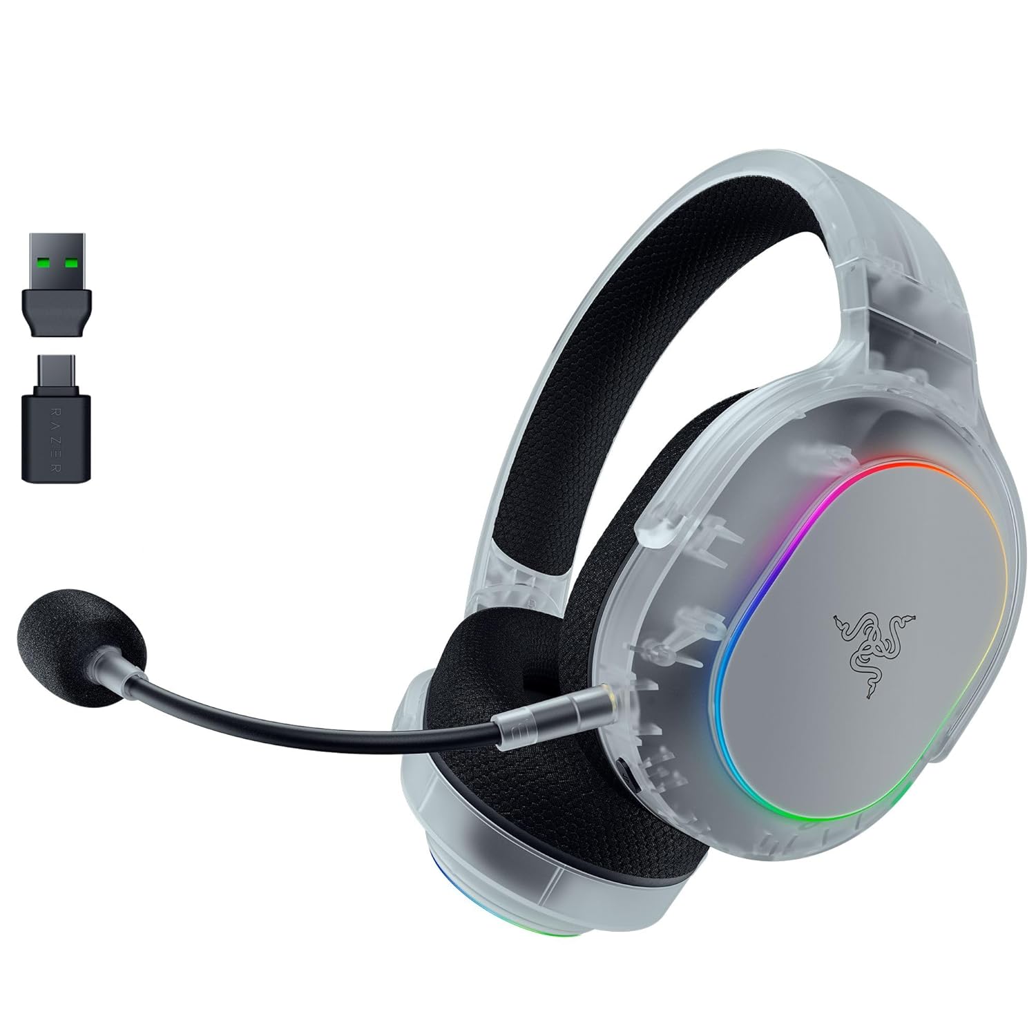 RAZER BARRACUDA X CHROMA WIRELESS GAMING HEADSET PHANTOM WHITE RZ04-05220400-R3M1