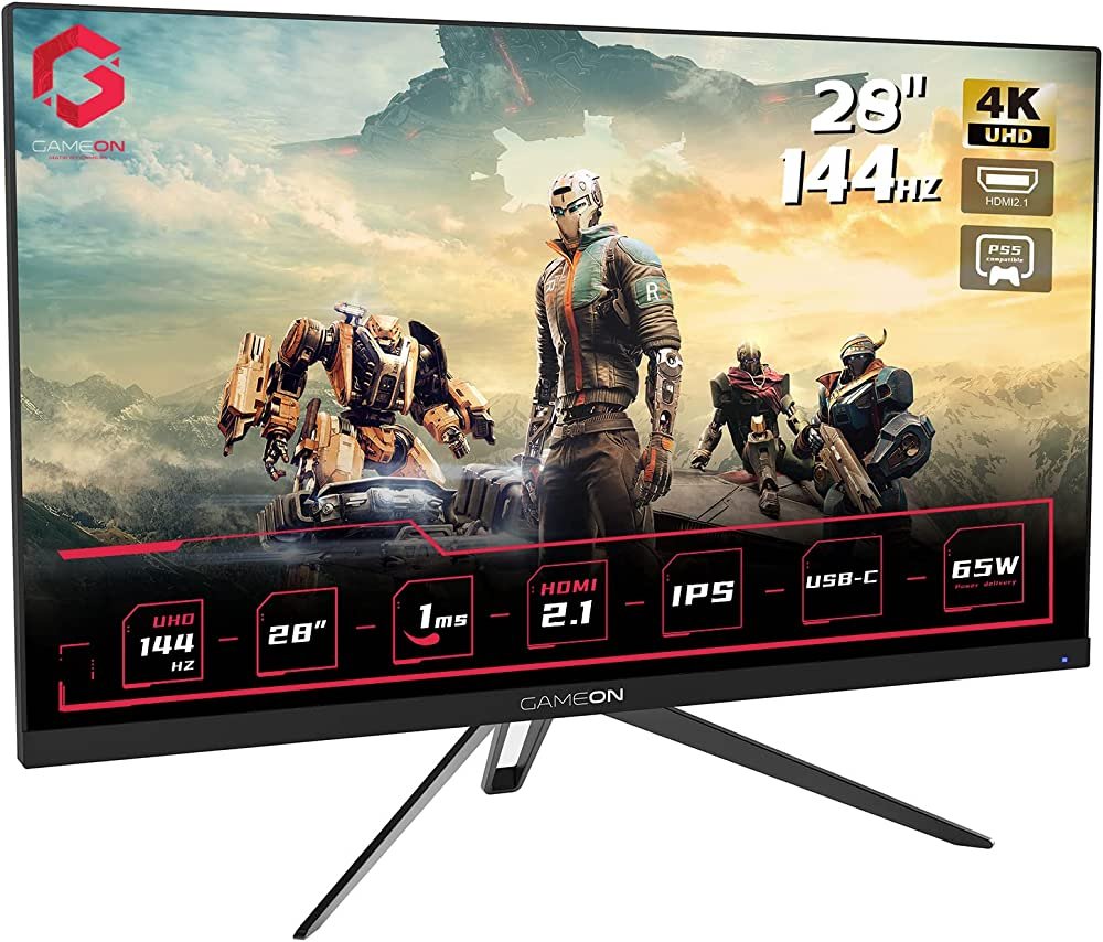 GAMEON 28 INCH GAMING MONITOR ULTRA HD 144HZ 4K MONITOR GO28UHD144IPS