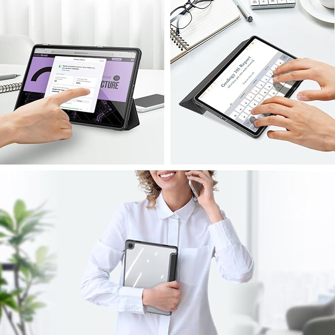 DUXDUCIS TOBY SAMSUNG TAB A9 BOOK CASE BLACK TOBY0187 thumbnail 5