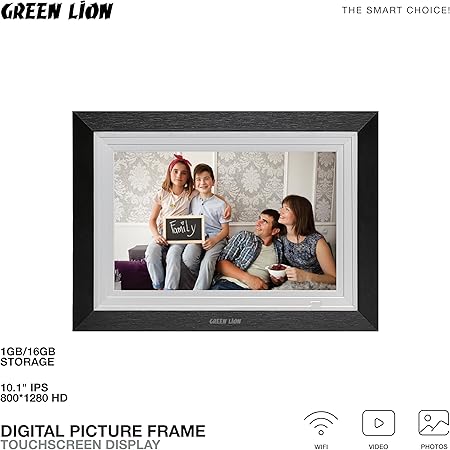 GREEN LION DIGITAL PICTURE FRAME BLACK GNDGPFRMBK thumbnail 5