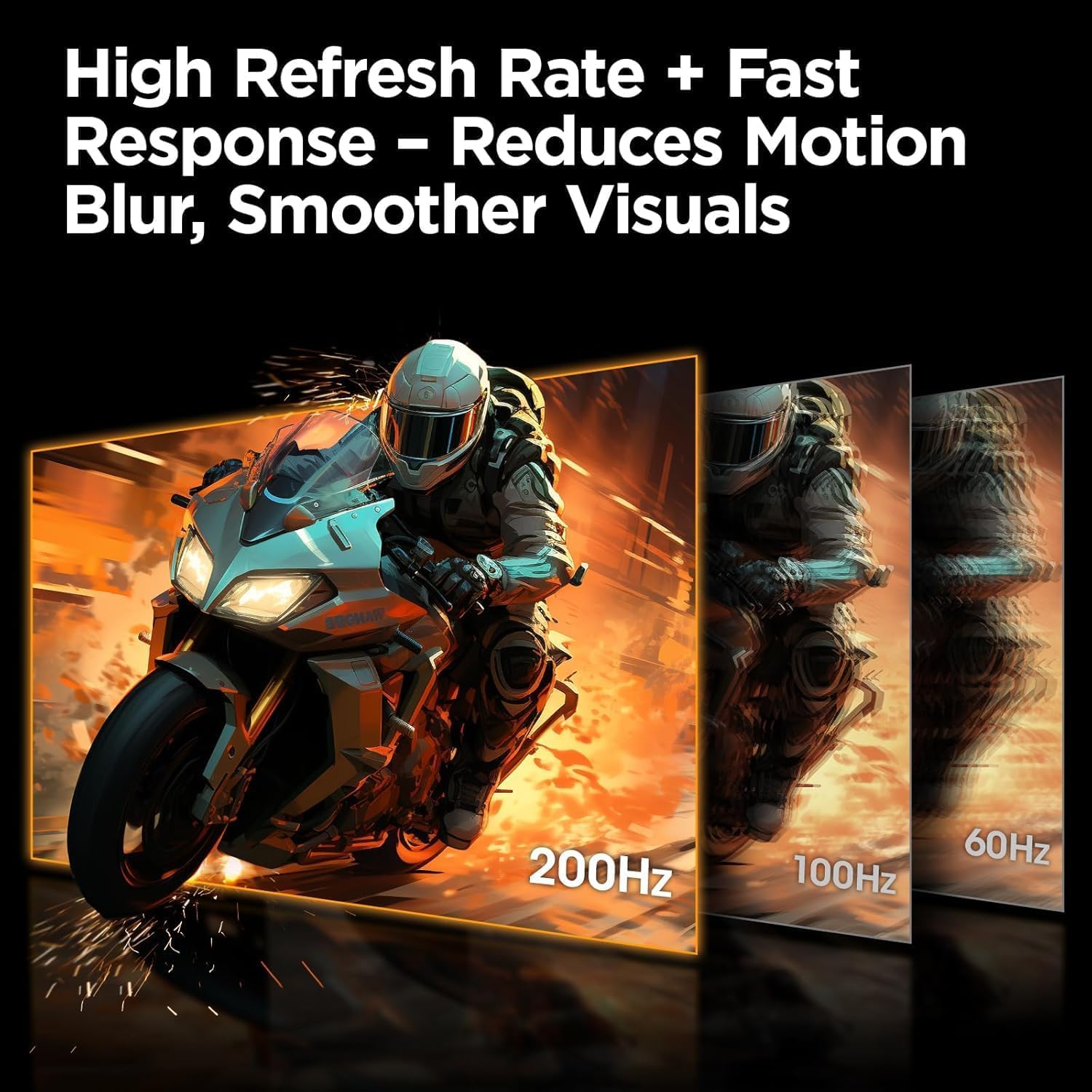 KOORUI 24.5 INCH FHD 1920X1080 200HZ 1MS IPS PANEL GAMING MONITOR G2511P thumbnail 2