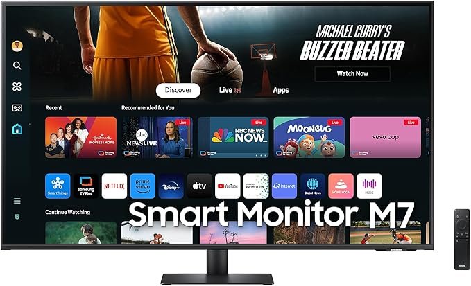 SAMSUNG 32″ M70D SMART SCREEN FOR MULTI DEVICE EXPERIENCE – LS32DM702UMXUE