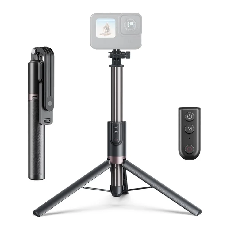 TELESIN 1.3M SELFIE STICK TRIPOD WITH REMOTE CONTROL TE-RCSS-003