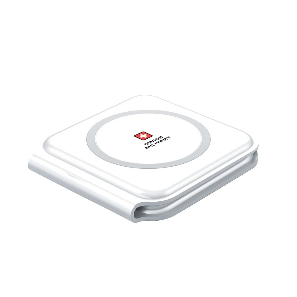 SWISS MILITARY MAGSAFE POWER PORTABLE 2 IN 1 MC WIRELESS CHARGER 20W
