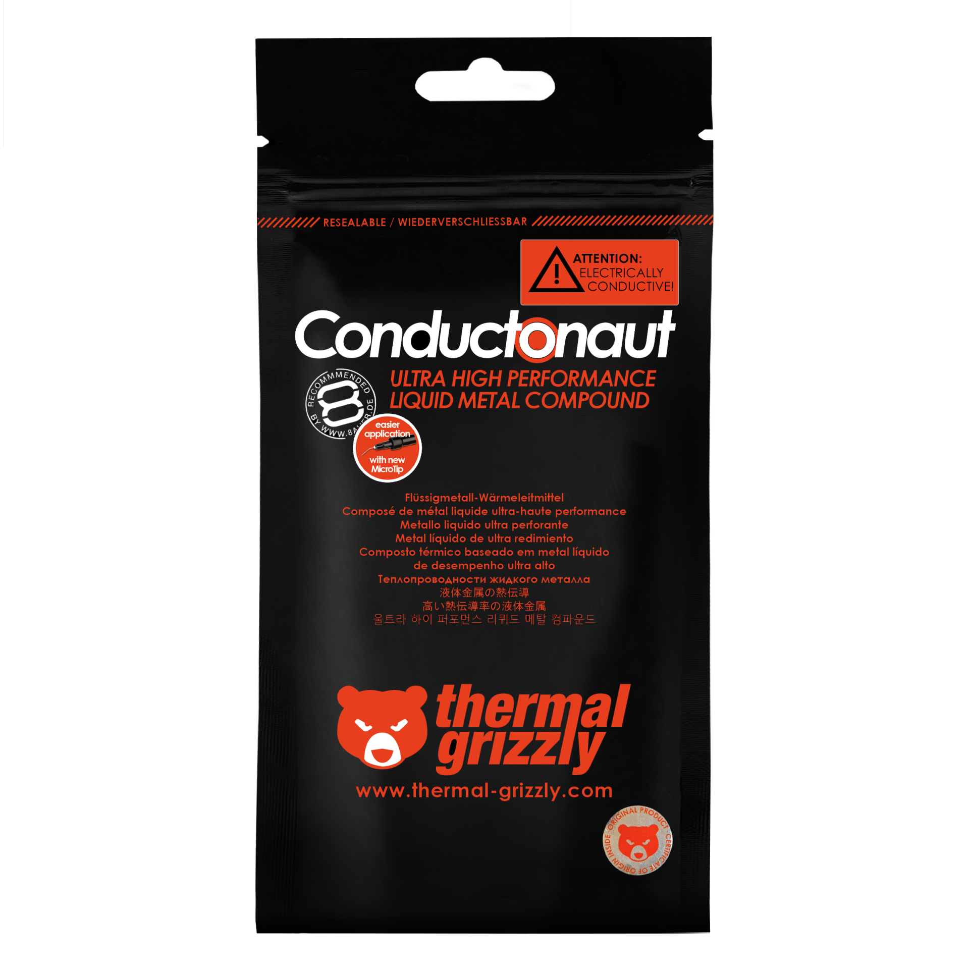 Thermal Grizzly Conductonaut extreme - 5 g TG-CE-005-R thumbnail 2