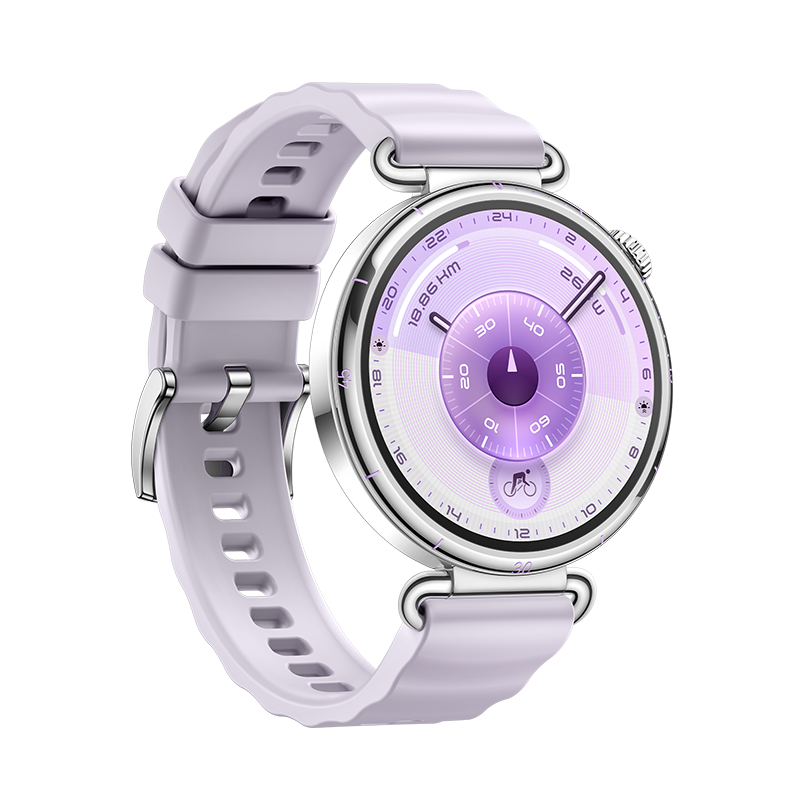 HUAWEI WATCH GT 6 41MM PURPLE STAINLESS STEEL CASE WITH PURPLE FLUOROELASTOMER STRAP KSU-B19 55020FUH thumbnail 2