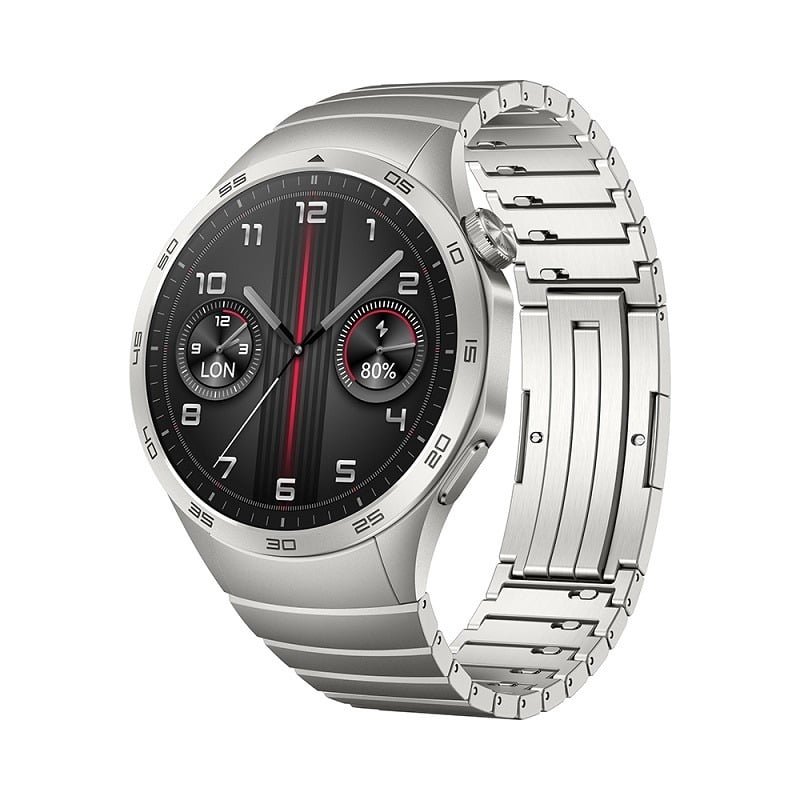 HUAWEI WATCH GT 4 46MM WITH GREY STAINLESS STEEL STRAP GREY PNX-B19