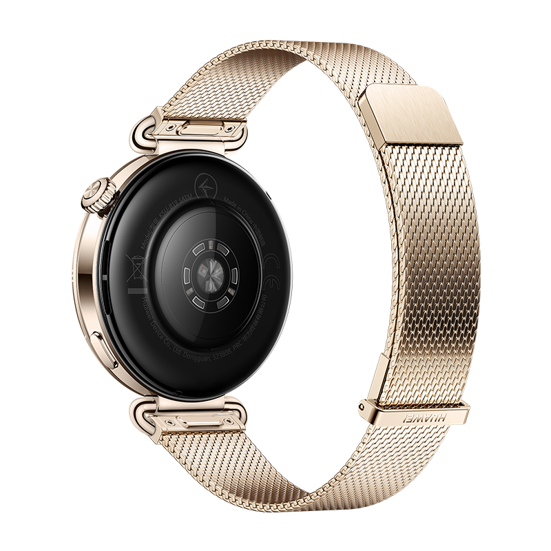 HUAWEI WATCH GT 6 41MM GOLD STAINLESS STEEL CASE WITH GOLD MILANESE STRAP KSU-B19 55020FUK thumbnail 5