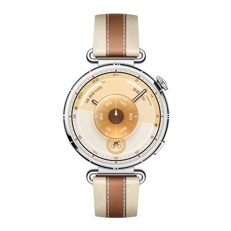 HUAWEI WATCH GT 6 41MM BROWN STAINLESS STEEL CASE WITH BROWN COMPOSITE LEATHER STRAP KSU-B19 55020FUL