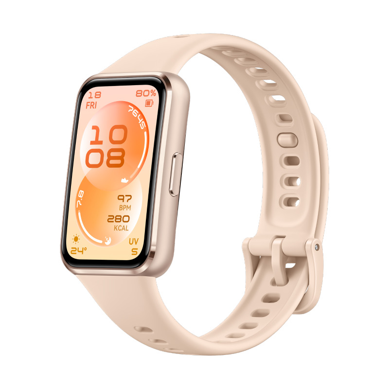 HUAWEI BAND 11 BEIGE ALUMINUM ALLOY CASE BEIGE FLUOROELASTOMER STRAP CDY-B29