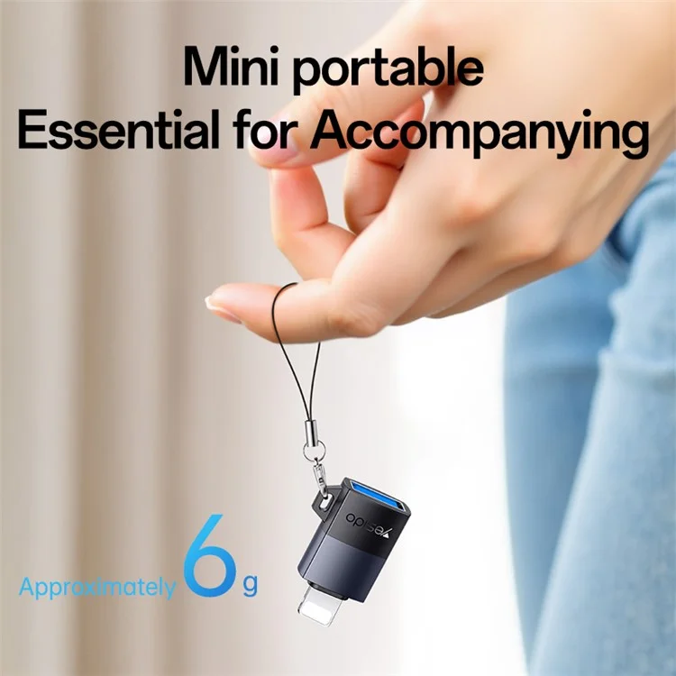 YESIDO OTG ADAPTER BLACK GS32 thumbnail 4