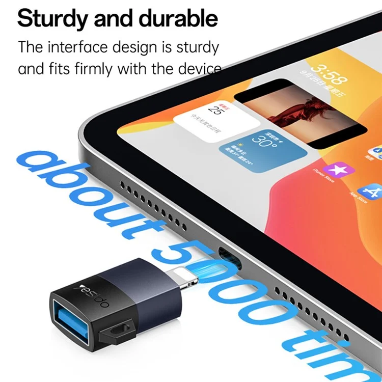 YESIDO OTG ADAPTER BLACK GS32 thumbnail 3
