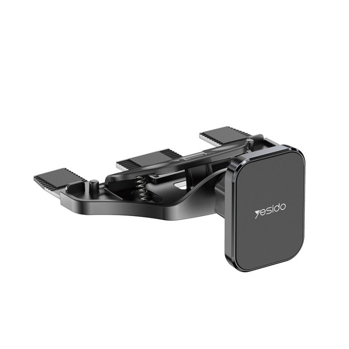 YESIDO MAGNETIC CD SLOT CAR PHONE HOLDER BLACK C92
