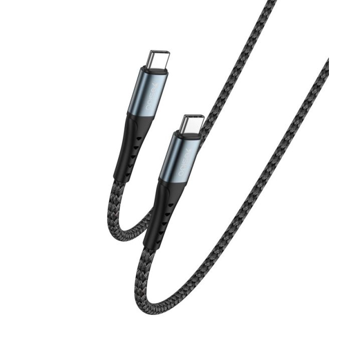 YESIDO USB-C TO USB-C CABLE 1.2M BLACK CA66