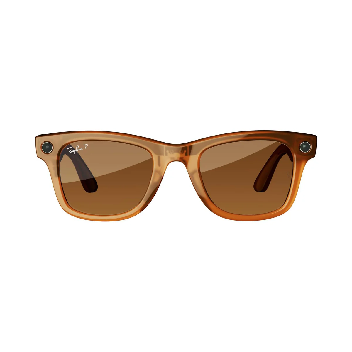 RAYBAN WAYFARER GLASSES F SHINY REBEL BROWN RW4006