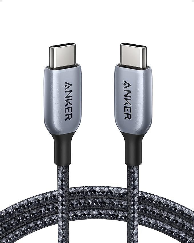 ANKER 765 USB C TO USB C 140W NYLON CABLE GRAY 6FT A8866HA1