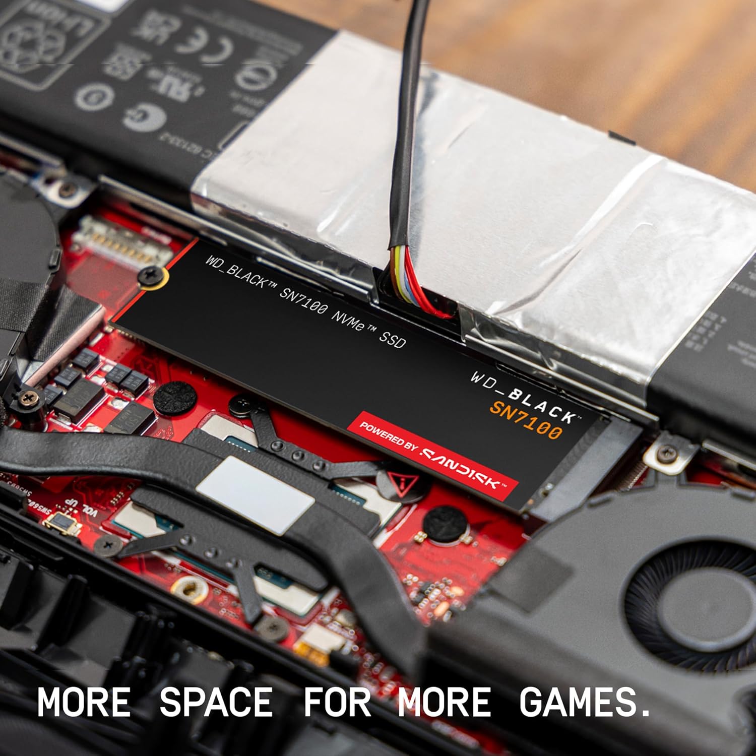 WD SN7100 1TB M.2 NVME GEN4 72506900 MBPS INTERNAL SSD BLACK WDS100T4X0E thumbnail 3
