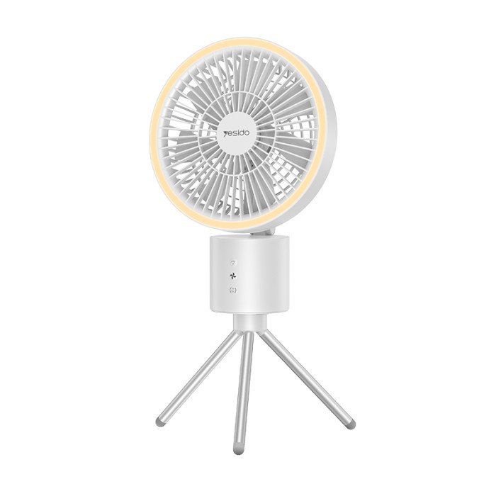 YESIDO PORTABLE CAMPING FAN WHITE YF13