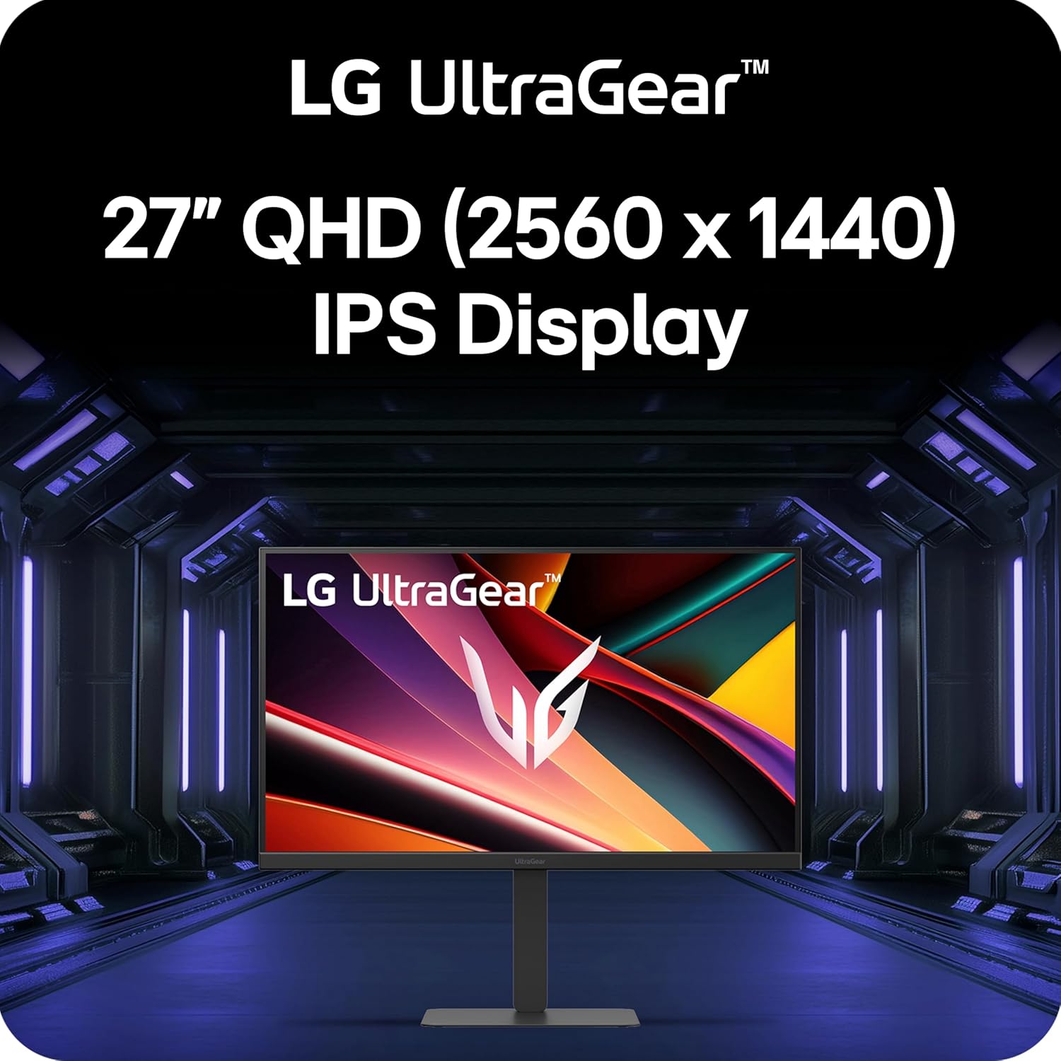 LG 27 INCH ULTRAGEAR QHD 2560 X 1440 IPS DISPLAY 300HZ 1MS GAMING MONITOR BLACK 27G640AB thumbnail 9