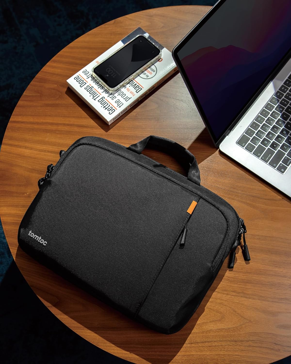 TOMTOC DEFENDER A30 15-16 INCH LAPTOP SHOULDER BAG BLACK A30F2D1 thumbnail 8