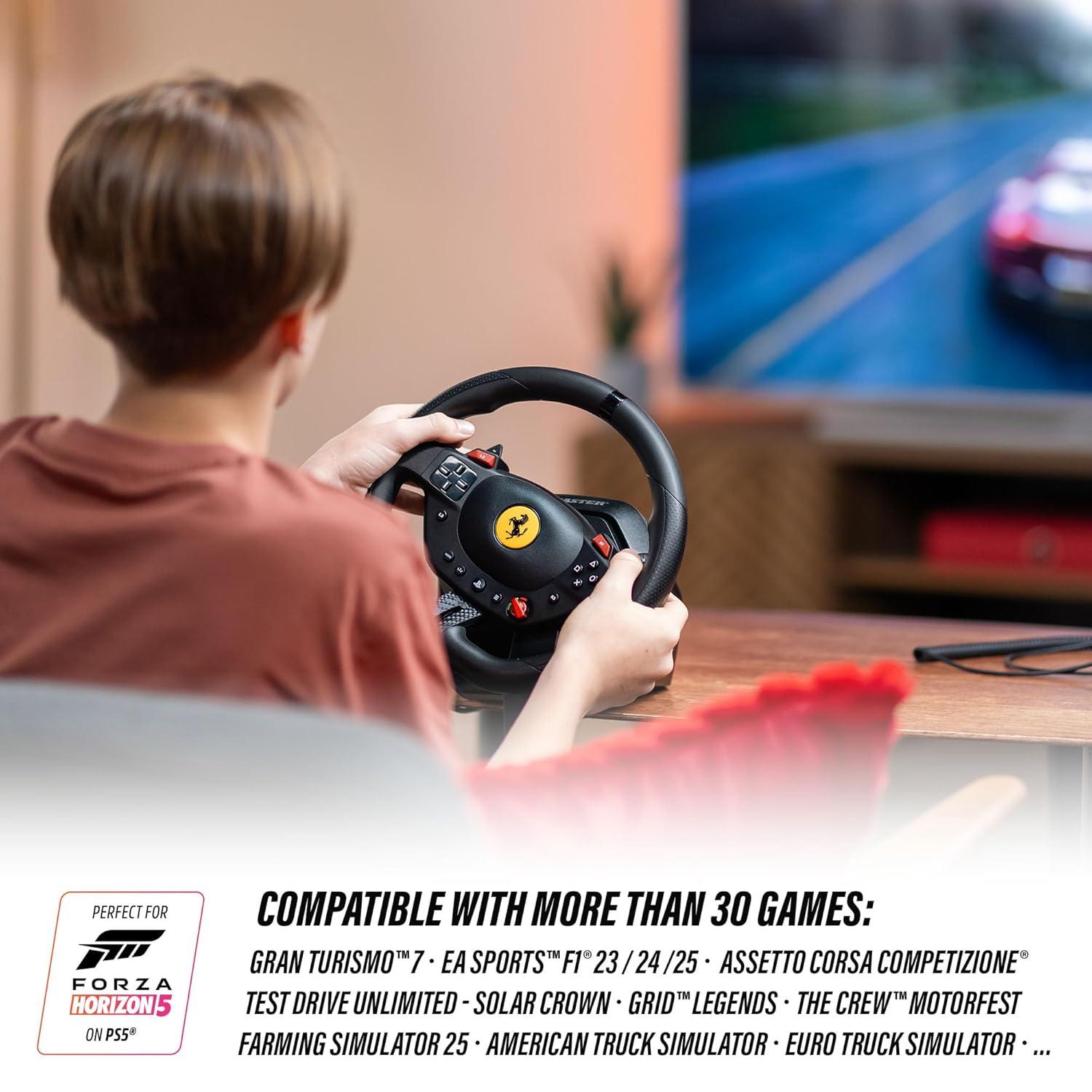 THRUSMTASTER T98X FERRARI 296 GTB TM-WHL-T98FRARI296-GTB-X thumbnail 7