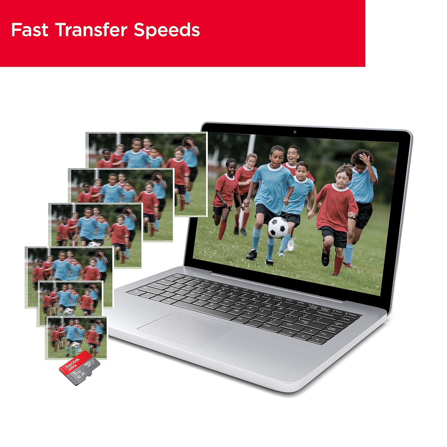 SANDISK ULTRA A1 MICROSDXC UHS-I CARD WITH ADAPTER 1TB SPEED UP TO 150 MBS SDSQUAC-1TOO-GN6MA thumbnail 4