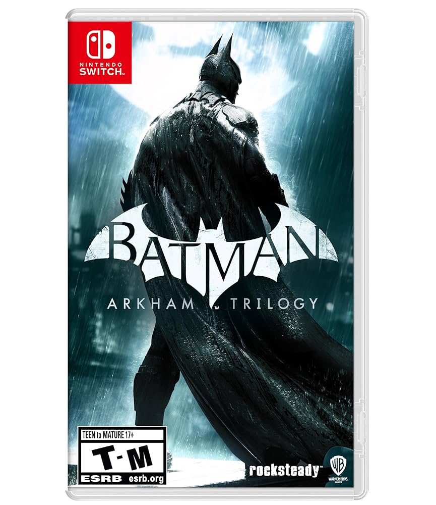 NINTENDO SWITCH BATMAN ARKHAM TRILOGY GAME CD
